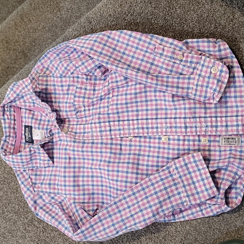 Oshkosh Boys Size 6 Dress Shirt